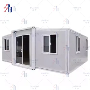 SH 40ft 20ft luxury Bathroom Easy Folding fabricated expandable container modular prefabricated house modern homes