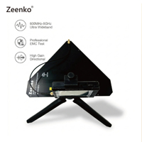 Antenne log-périodique Zeenko ZA-048 600M-8GHz large bande pour détection de signal EMC TinySA VNA Analyseur de spectre -89dBm Matériaux Fer/ABS