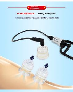 Dingyao ถ้วยนวดบำบัดทา<span class=keywords><strong>ง</strong></span>การแพทย์ฝั<span class=keywords><strong>ง</strong></span>เข็มพลาสติกสูญญากาศสูญญากาศพร้อมปั๊ม19ชิ้น - Product Image 6