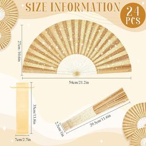 Éventails de mariage pliants - Product Image 3