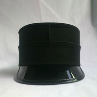 Black Kepi Hat Sombreros planos