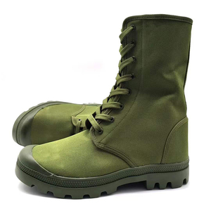 HBC04 Green Canvas Outdoor <b>Boots</b> Waterproof All Seasons Lace-Up <b>High</b> <b>Top</b> - Product Image 6