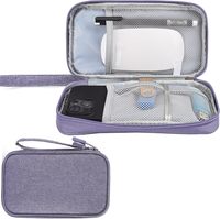 Waterdichte, duurzame, dubbelzijdige mesh reistas voor USB-kabels, oordopjes en flash drives, met op maat gemaakte kleur elektronische organizer.