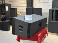 Altavoces Line Array Dobles de 12 Pulgadas con Crossover Interno, Altavoz Profesional de Frecuencia Completa para Conciertos