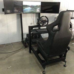 Cockpit de Simulación de Carreras Hante, Completamente en Aleación de Aluminio, con Volante Moza, Pedales PR, Asientos de Conducción y Opciones de Color Personalizadas - Product Image 2