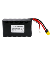 Batterie au lithium Molicel 6S3p 18650 10C 22,2V 8,4Ah 9Ah 10Ah pour drone FPV VANT, quadricoptère UAV
