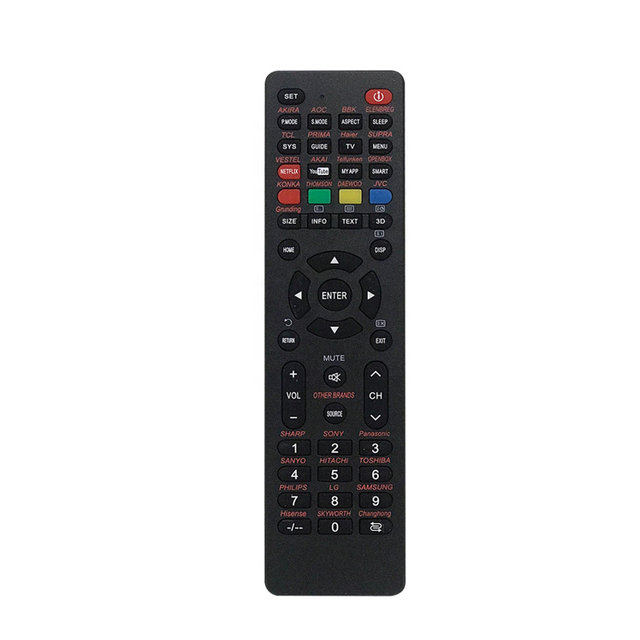 ZY47102 Universal TV Remote Control CRC1130V Smart for All Brands with Netflix and YouTube Function Can Be Oem