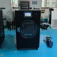Machine de lyophilisation sous vide profond -50°C, 8 plateaux, lyophilisateur en acier inoxydable, capacité 12 kg, déshydrateur alimentaire pour viande et fruits