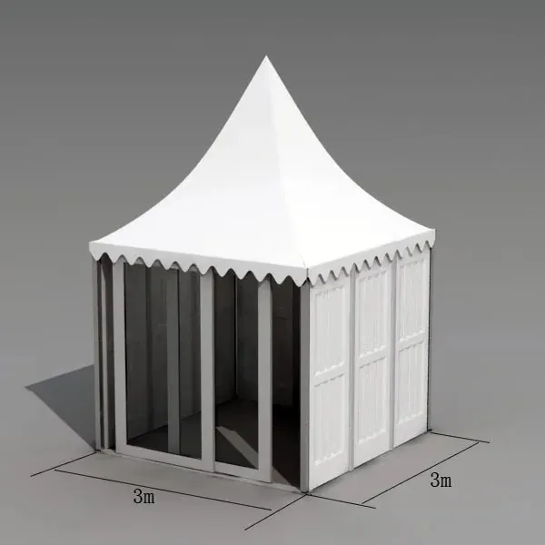 Tentes pagode chapiteau extérieur de luxe style européen pour événements de mariage, fêtes, hôtels, tentes à vendre