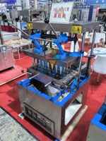 Mvckyi 24 moules, équipement commercial pour la fabrication de glaces, machine automatique pour la fabrication de cornets de glace, de gaufrettes et de biscuits