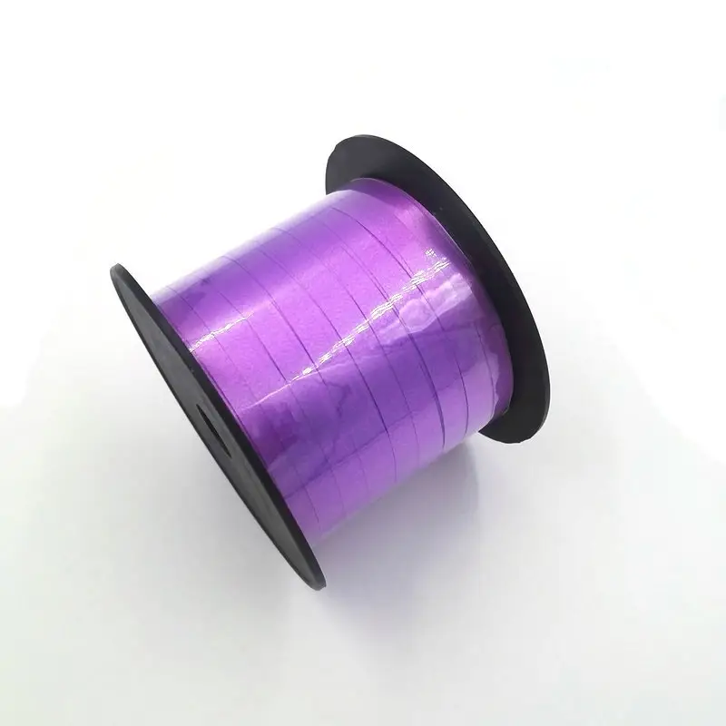 Ostern Geschenk Verpackung Dekorative Personalisierte Solide Plain Poly Curling Band Spool 5mm X 100m