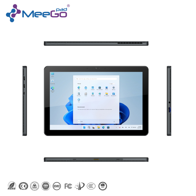 10.1 Inch Incell TFT Two in One Tablet Intel N100 N150 N200 Intel UHD Graphics Detachable Keyboard for Education Entertainment
