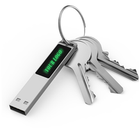 Clé USB Lumineuse Personnalisée avec Logo LED, Clé USB Métallique Promotionnelle Lumineuse 32 Go 64 Go 128 Go, Cadeau d'Affaires USB 2.0 Longue Portée