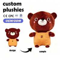 Peluche Girafe Tachetée Personnalisée OEM ODM, Adorable Girafe Assise en Peluche, Animal en Peluche Super Doux en Coton, Cadeau de Noël pour Enfants