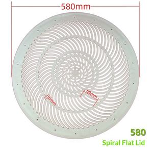 P001 Filtre de réservoir pour bassin d'aquaculture et produits aquatiques, avec égouttoir en forme d'entonnoir à courbure intérieure, pour évacuation des eaux usées sans angle mort - Product Image 3
