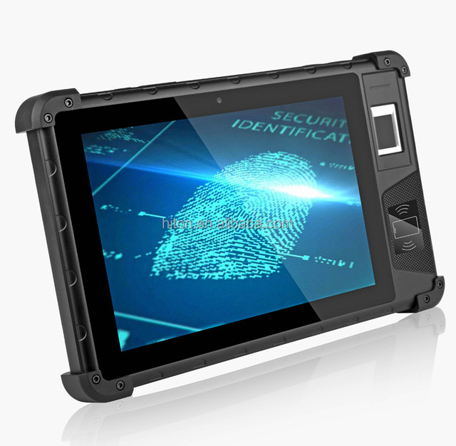 Cheapest Factory  8'' 2+32G Android Fingerprint Scanner 8000mAh Industrial Tablet Pc Computer NFC Rugged Tablets Industrial PC
