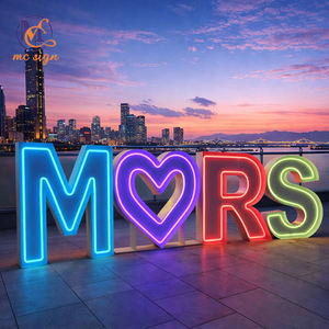 인기 있는 발광 글자 4피트 야외 마키 글자 숫자 생일 파티 졸업식 및 결혼식 장식용 - Product Image 5