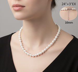 Collier artisanal vintage en résine perlée, bijoux élégants et tendance pour mariages, fêtes et événements spéciaux - Product Image 2