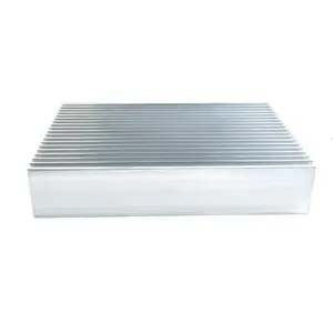 Deep Processing Aluminum Heat Sink OEM Manufacturer Aluminum Skived Fin Heatsink Anodized Heat Sink 228.5x66x200mm