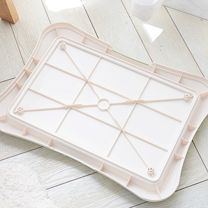 Inodoro portátil de plástico para perros y cachorros de interior con valla y objetivo, inodoro autolimpiable para mascotas - Product Image 5