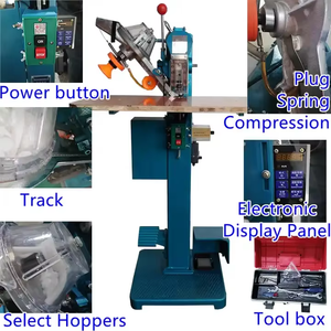 Khuyến mại tự động Snap Nút máy cài đặt dùng một lần Snap nút trên Vinyl & PVC dây đeo cổ tay - Product Image 6