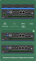 Nieuwe industriële box-pc Ultra 5 125U 4HD display 6COM RS485 GPIO Quad Screen Embedded Computer 2x 2.5G LAN