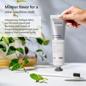 Pasta Dental <span class=keywords><strong>Boka</strong></span> Ela Mint Blanqueadora Natural y Anti-Sensibilidad Sin Flúor, Modelo 0093 para Adultos y Niños, 118ml - Product Image 3