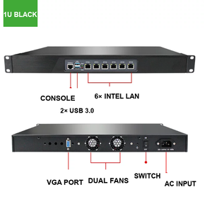 Firewall 1U en rack BKHD, 6 ports LAN, 2 ports 5G, Intel I226V, J5005, N5105, Core i3, i5, i7, routeur, appliance réseau - Product Image 4