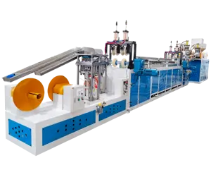 Línea de producción automática de extrusión de lámina de visera de coextrusión de tres capas