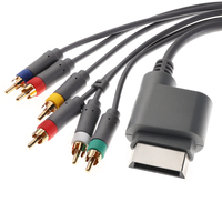 1.8M 6FT Composite Cord AV Audio Vidéo Câble Pour Xbox 360 Composant Câble HD TV Console Port