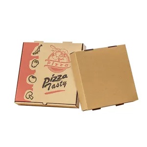 Hot Sale Pizza Box Biodegradable Pizza Box Custom Printed Manufacturer Corrugated Paper Pizza Carton Box