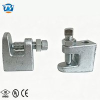 Pince de fixation BC3 pour la protection incendie et sismique, pinces en acier au carbone et fonte ductile utilisées avec le système de suspension de tuyaux d'incendie