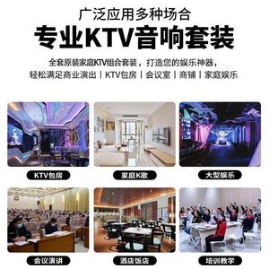 SAST A8 Home KTV <b>Speaker</b> Set 401W-600W <b>Amplifier</b> <b>With</b> Microphones For Karaoke - Product Image 5