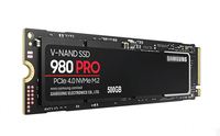 SSD M.2 500 Go 980 Pro Disque SSD interne M2 2280 PCIe Gen 4.0 X 4, NVMe 1.3c Disque dur pour ordinateur portable PC