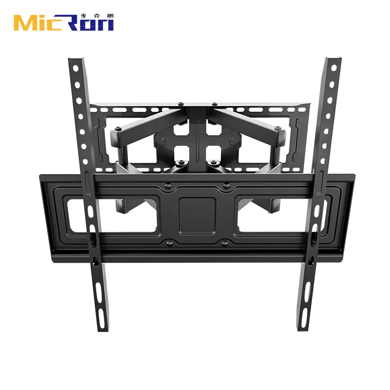 Double Arm For 32"-60" TVs - Wall Mount TV Bracket With Swivel Sliding Tv Hanging Stand