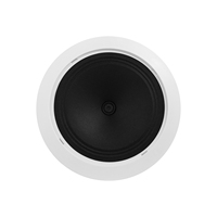 Haut-parleur de plafond 5,25 pouces 100V avec pince à ressort et 8 ohms pour système de sonorisation commercial