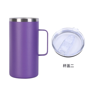 วอเตอร์ซี่ถ้วยกาแฟจีนแก้วสแตนเลสสำหรับเดินทางถ้วยกระติกน้ำร้อนดีไซน์คลาสสิกพร้อมฝาปิดสำหรับตั้งแคมป์ - Product Image 6