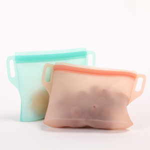 Sacs de conservation alimentaire en silicone sous vide, réutilisables, transparents, écologiques, sans BPA, résistants au micro-ondes et au congélateur, étanches, vente en gros sur mesure - Product Image 1