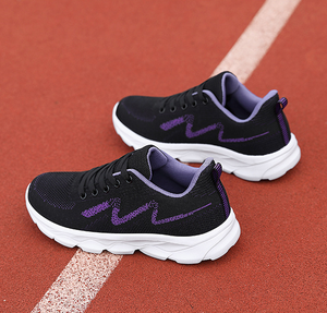 <span class=keywords><strong>Zapatillas</strong></span> de deporte atléticas ligeras para <span class=keywords><strong>mujer</strong></span>, <span class=keywords><strong>zapatillas</strong></span> transpirables de encaje bajo para correr - Product Image 4