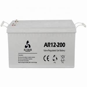 Batería de Gel Sellada de Ciclo Profundo de Color Blanco, Libre de Mantenimiento, de Plomo-Ácido, para Altas y Bajas Temperaturas, 48V 24V 12V 200AH 100AH 250AH - Product Image 4