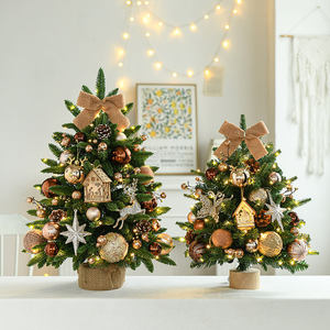 LED String <b>Light</b> Christmas <b>Tree</b> Table Artificial Mini Christmas <b>Tree</b> Xmas Pine Cone Christmas <b>Tree</b> with Decorated Ornament - Product Image 6