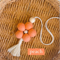Mignon feutre boule fleur huile essentielle aromathérapie voiture diffuseur suspendu rétroviseur voiture charme accessoires