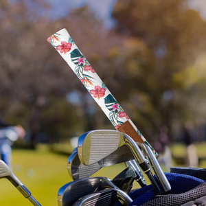 Impresión de alta calidad Flores Pu Cuero Alineación Stick Cover <span class=keywords><strong>Golf</strong></span> Headcover - Product Image 1