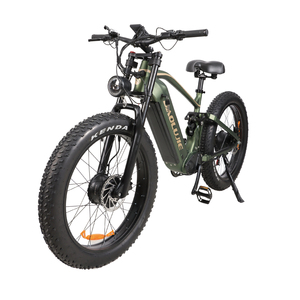 Bicicleta Eléctrica Profesional de Montaña con Suspensión Completa de 3000W, Llantas Gruesas de 26 Pulgadas, Serie Snow, para Adultos P2 P2-LV, Cuadro de Aluminio - Product Image 6