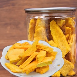 Commercio all'ingrosso della fabbrica di <span class=keywords><strong>frutta</strong></span> liofilizzata <span class=keywords><strong>biologica</strong></span> di Mango 100g 3.52oz sfuso cinese senza zucchero fetta metà FD processo di essiccazione - Product Image 1