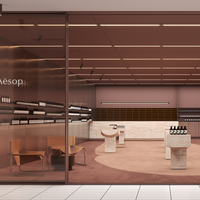 Vitrine d'intérieur personnalisable pour cosmétiques, parfums, soins de la peau, pharmacie – Idées de design intérieur pour comptoir de présentation