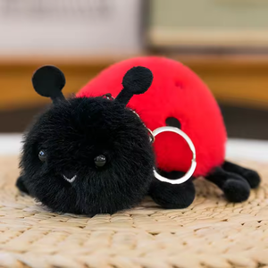 Llavero de Insectos de Peluche Personalizado de Fábrica: Oruga Linda, Caracol, <span class=keywords><strong>Mariquita</strong></span>, Polilla, <span class=keywords><strong>Araña</strong></span>, Abeja para Mochilas y Regalos - Product Image 6