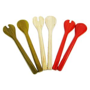 Sustainable Bamboo Salad Mixing Servers Spoon and <b>Fork</b> from Vietnam Eco-Friendly Flatware Set for Salad Mixing - Product Image 1