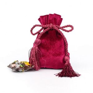 2700346 Vente en gros de pochettes de rangement organisatrices en macramé et velours, sacs cadeaux pour boucles d'oreilles et bijoux fantaisie - Product Image 3