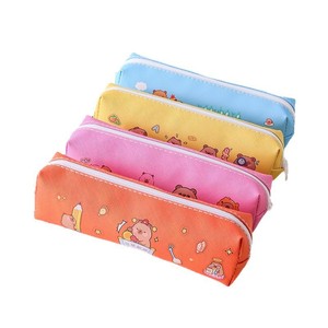 Trousse à crayons Capybara en PU grande capacité avec fermeture éclair, sac de papeterie scolaire et de bureau, style créatif, impression numérique - Product Image 4